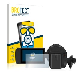 BROTECT Anti-Glare Protective Glass for Panasonic HC-VX11 Protective Film Tempered Glass Matt [Extremely Scratch-Resistant 9H, Anti-Reflection, Anti-Fingerprint]