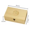 Wooden Storage Display Box Container Collections Case Fit 40PCS Graded