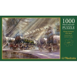 Nauticalia Flying Scotsman at York Shed by David Bell 1,000-piece Puzzle