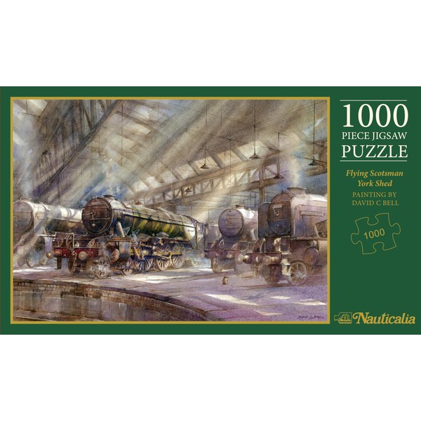 Nauticalia Flying Scotsman at York Shed by David Bell 1,000-piece
