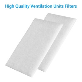 Pack of 15 Filter Air Filter for Wolf CWL 300/400 Excellent Ventilation System, 522 x 184 mm Fan Dust Filter Filter Set G4, Bathroom Fan Air Filter Replacement Filter No. 1669013