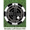 Putt2Win Premium Pro Golf Green Slope Reader Ball Marker. Poker