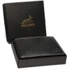 Fa.Volmer® Men's Genuine Leather Wallet with RFID Protection Black