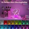 CoolGift Mart Romantic Love Arrow 3D Luminous Desktop Earring Organiser
