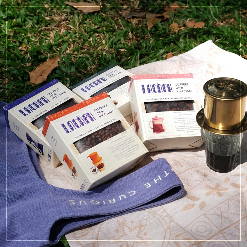 LACÀPH PHIN BLEND - Vietnamese Coffee Whole Bean with 85%