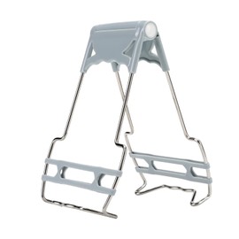 ZEINLAM Kitchen Anti Scald Clamp Bowl Clamp Stainless Steel Anti Slip Silicone Tray Holder,Kitchen Tray Holder/Blue Color