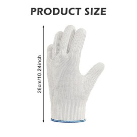 2 Pcs Oven Gloves, Heat Resistant Baking Gloves with Fingers, Double-Layer Non-Slip & Reusable Kitchen Oven Gloves with Fingers for BBQ Cooking Baking