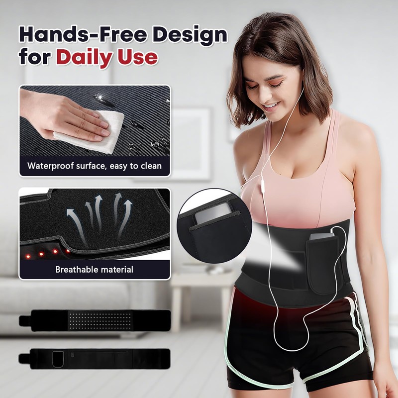 Lumalean Pro Slimming Belt, Adjustabl Belts for Toning, Contouring Relaxation