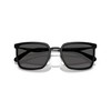 COACH Men's HC7171 Square Sunglasses, Black/Grey Solid, 56 mm