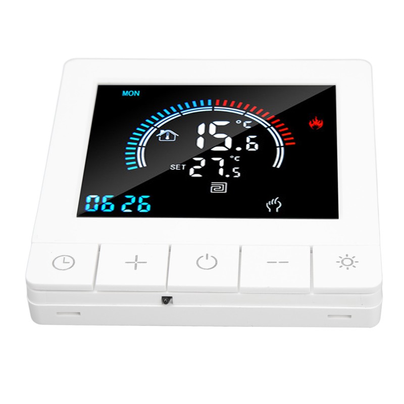 Floor Heating Thermostat LCD Display Touch Control Intelligent Timing Programmable