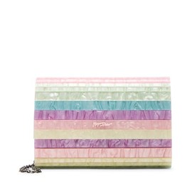 Betsey Johnson Women's Strip Hooray Clutch, Pastel, One Size