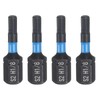 HARFINGTON 4pcs H1/8 SAE Hex Screwdriver Bit 1/4" Hex Shank