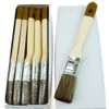 ROTIX -9115 12 x Flat Brush Glaze Brush Bristle Mix