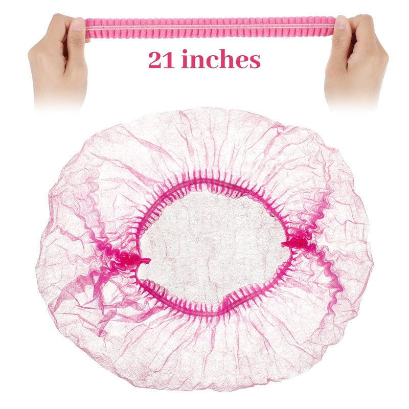 100 Gorros para Cabello Gorro No Tejido de 21 Pulgadas