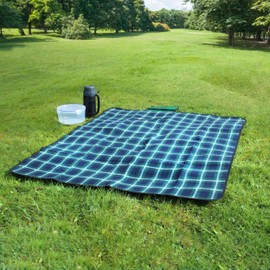 Kingfisher PN004 Picnic Camping Beach Rug - Green