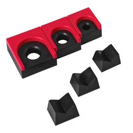 LookFox Ratchet Organizer Kit - 3 pack set, with Strong Magnets, Ratchet Organizer for tool box drawer, Keep Tools Organized, for Garage, Workshop(Red/Black)