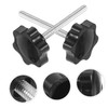 FOMIYES 1set Walker Replacement Knobs Hand Tightening Drive Knob for