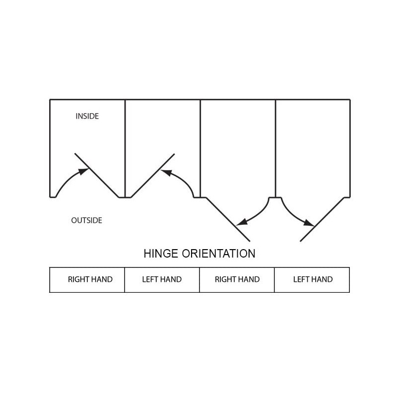 Rising Butt Hinges for Internal Door Handles (Left Handed) Satin