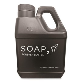 Soap₂o 1 Gallon Empty Forever Bottles, Case of 10, Reuseable Refillable Container To Mix HydroPods (Sold Separately) With Water To Create One Gallon Hand Soap, For Refilling Individual Smaller Bottles