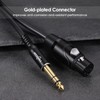 Twozoh XLR Female to Jack 6.35 mm (1/4 Inch) TRS