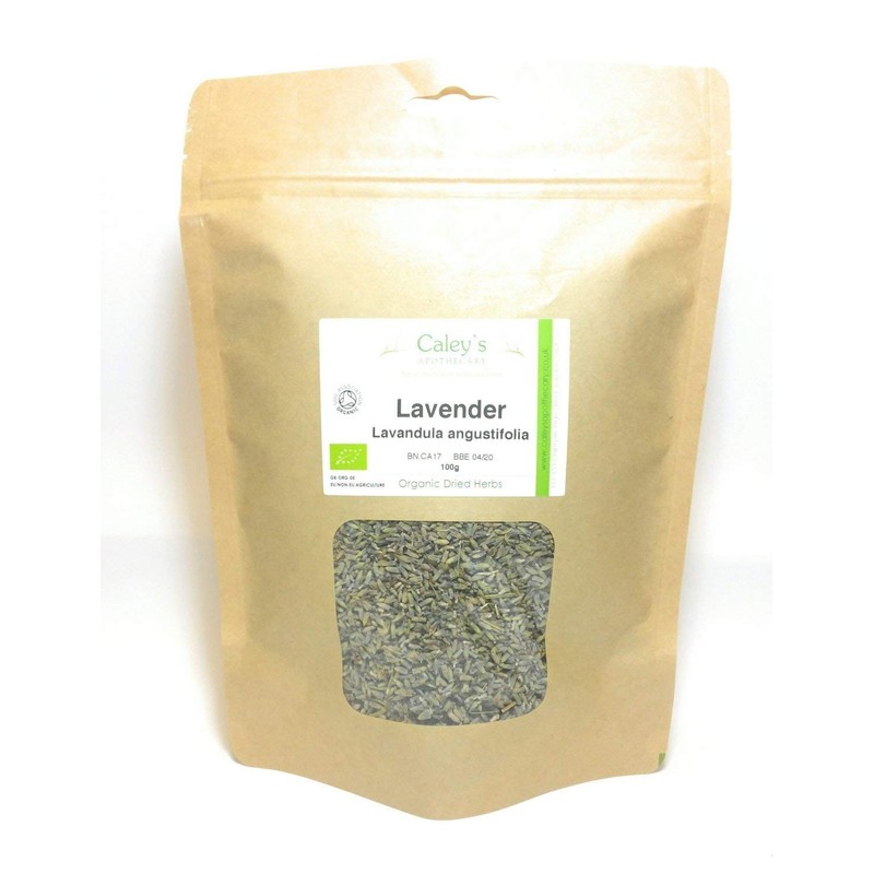 Organic Lavender Flowers Dried Herb (Lavandula angustifolia) (100g)