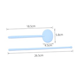 Ipetboom 6 Sets Eye Occluder Handheld Vision Testing Tool Durable Eye Shielding Plates for Visual Acuity Exams Lightweight and Portable for Ophthalmologists and Optometrists