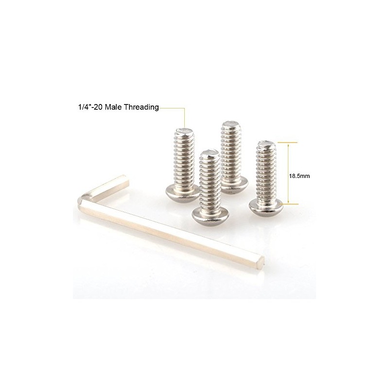 CAMVATE Mounting Screw 1/4" Screw Hex Socket Head 18.5mm Length