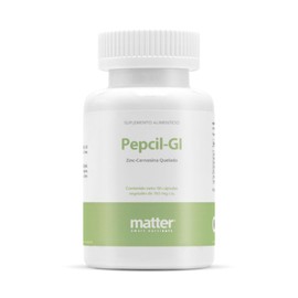 MATTER SMART NUTRIENTS | Pepcil-GL, Zinc-Carnosina Quelado, Apoya la salud gastrointestinal | Contribuye a un estómago saludable | Alta absorción | Suplemento vegano | 60 cápsulas vegetales.