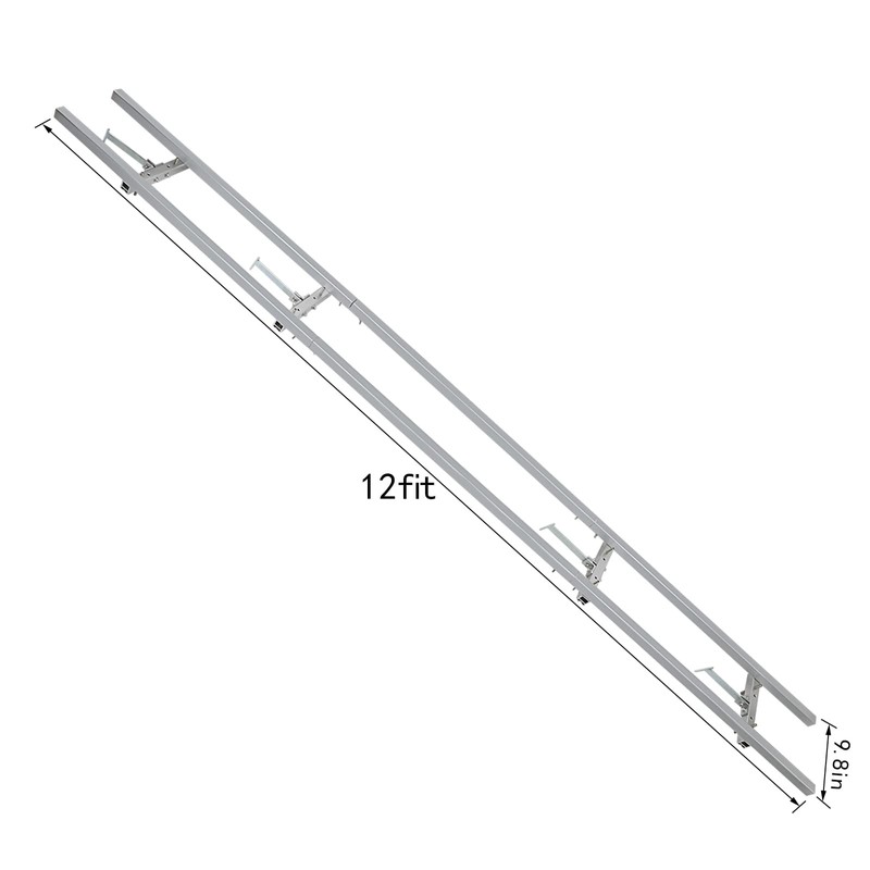 XSLOER Portable Chainsaw Mill 12FT Rail Mill Guide System