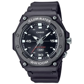 Casio Reloj Deportivo para Hombre, Análogico, Color Negro