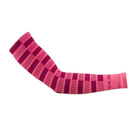 PEARL IZUMI Ride Adult Select Thermal Lite Arm Warmer, Screaming Pink Herringbone, Medium
