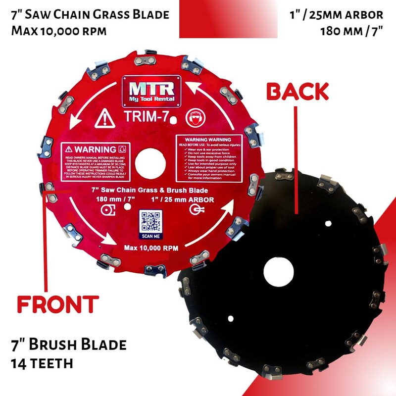 MTR Saw Chain Tooth Brush Cutter Blades Circular Blade Weed