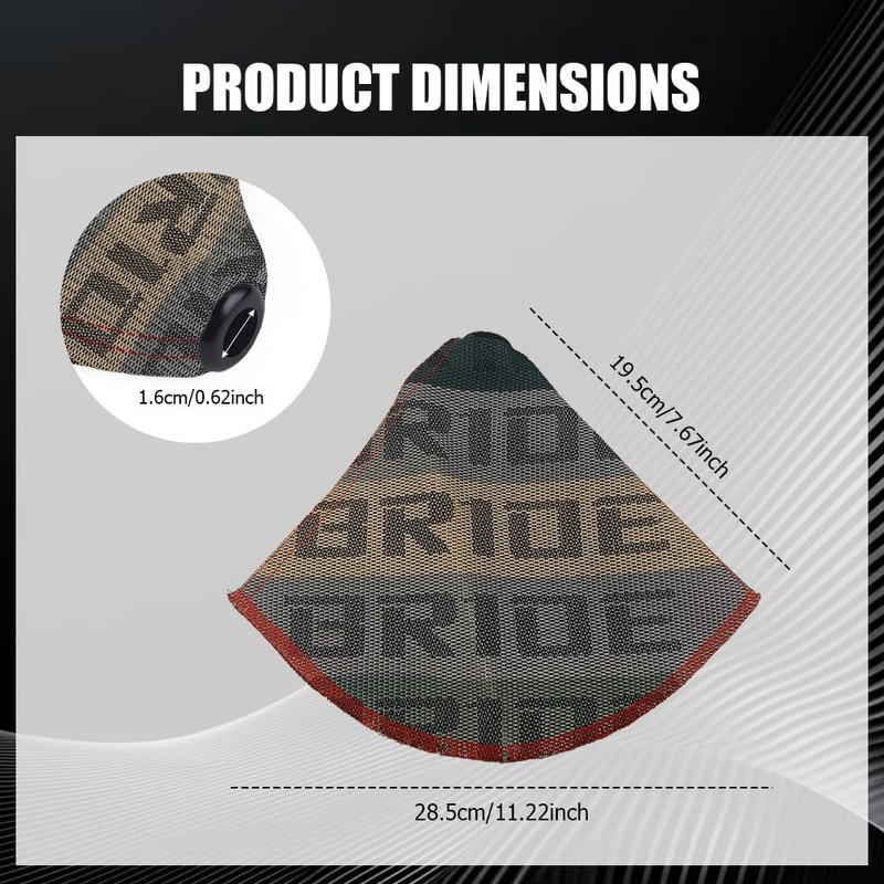 Lyxheth Car Shift Boot Cover, Shift Knob Cover, Waterproof Canvas