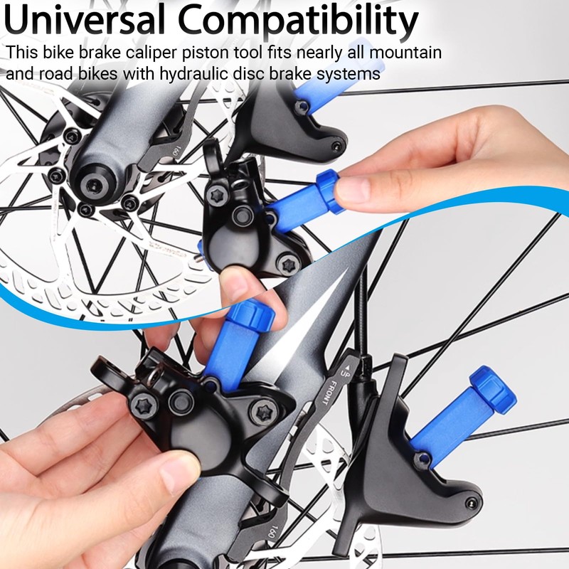 QZAVIRE Bike Brake Pad Spreader Tool, Bicycle Hydraulic Disc Brake