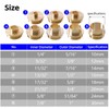 11Pcs/Set Router Bushing Guide Set, Brass Template Router Bushing Kit,