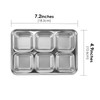 Adorila Stainless Steel Ice Cube Trays, Ice Cube Container with