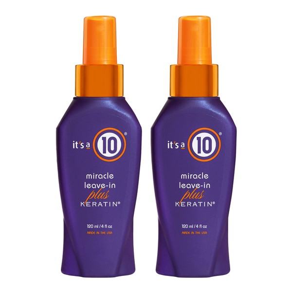 It's A 10 Haircare Miracle Leave-In Conditioner Spray w/Keratin - 4 oz. - 2ct