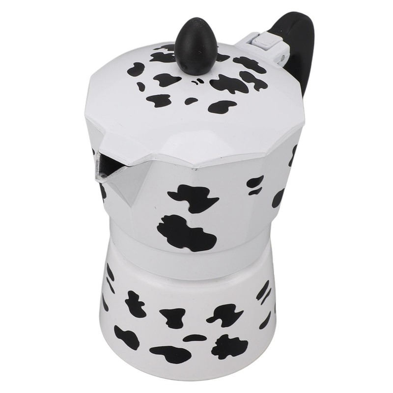 Milk Cow Color Moka Pot Aluminum Coffee Pot Coffee Maker