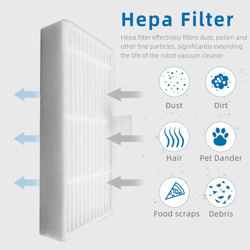 SONGRUI Replacement kit for MAMNV BR151 Robot Vacuum and Mop