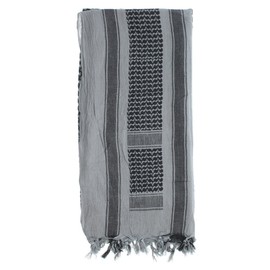 Army Universe Premium Heavyweight Shemagh Scarf Pin - Grey & Black