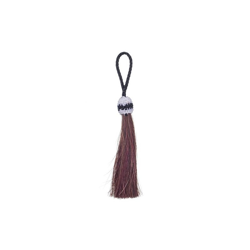 Tough 1 Royal King Single Horsehair Tassel, Brown