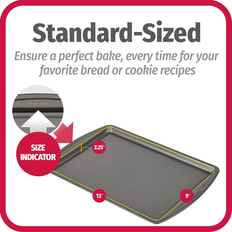GoodCook Everyday Nonstick Carbon Steel 13” x 9” Baking Sheet