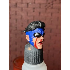 McFarlane Toys Invincible Blue Damages Custom Head 1/12 Scale Painted ML Mafex Ct Mcfarlane - Ct/Mafex/SHF