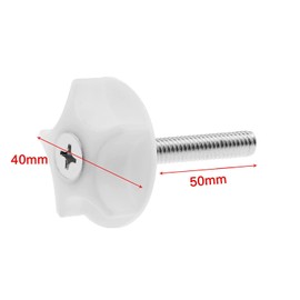 wancala 4 Pcs Headboard Fixings Bolts - M8 Heavy Headboard Screws and Washers for Divan Beds Fittings, Bolt Fittings to Keep the Headboard Fixed, Simple Installation and Firm Fixation