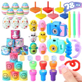 Skirfy Party Favors for Kids,78 PCS Treasure Box Toys Classroom Prizes, Pinata Easter Goodie Basket Bag Stuffers,Birtday Carvinal Gift for Boys Girl