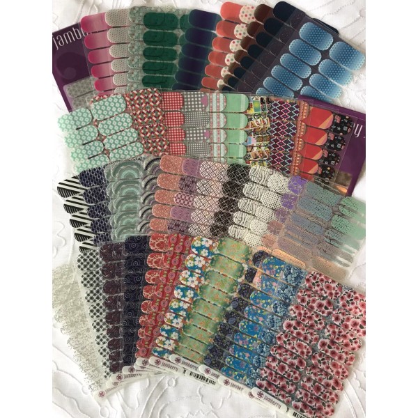 Jamberry Wraps - Lot Of 7 - Full Sheet Exclusives