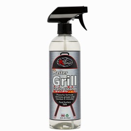 Rock Doctor Master Grill Grate Cleaner, 24 oz. Cleaning Spray for Drip Pans, Oven Grates, Smokers, and Components, Non-Abrasive Liquid Solution Removes Grease, Grime, and Dried Food – Pack of 1