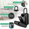TEUEN Key Lock Box for Outside & Door Handle, Sturdy