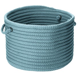 Colonial Mills Simply Home Solid Utility Basket, 14 by 10-Inch, Federal Blue