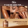 Woakess Body Shimmer Oil Iluminador Líquido Corporal Larga Duración Aceite